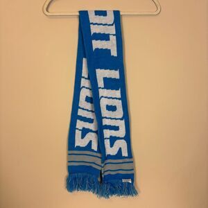 NFL Detroit Lions Football Blue Winter Scarf Unisex